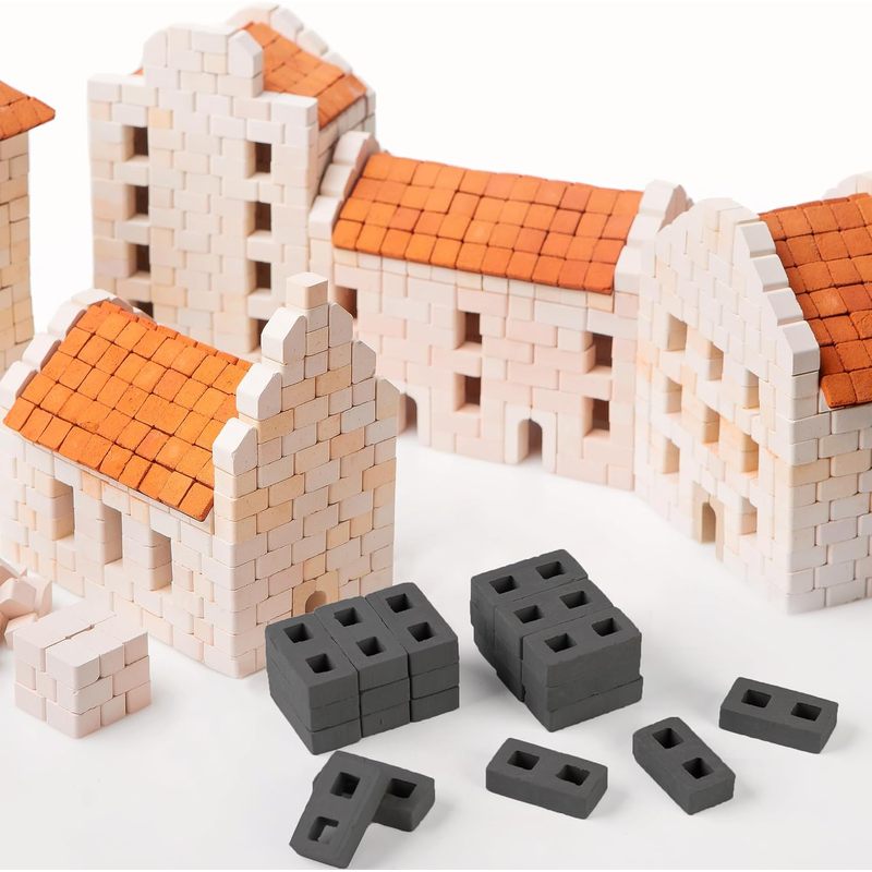 Art Craft Hobbies - 60Pcs 1/12 Scale Grey Mini Architectural