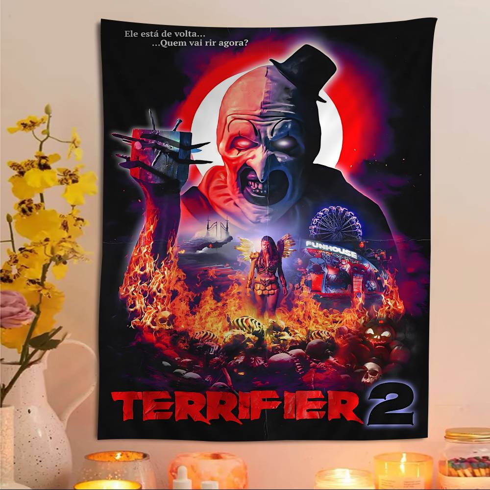 Art & Craft Paper Quilling - Horror Movie T-Terrifier Printed Large Wall