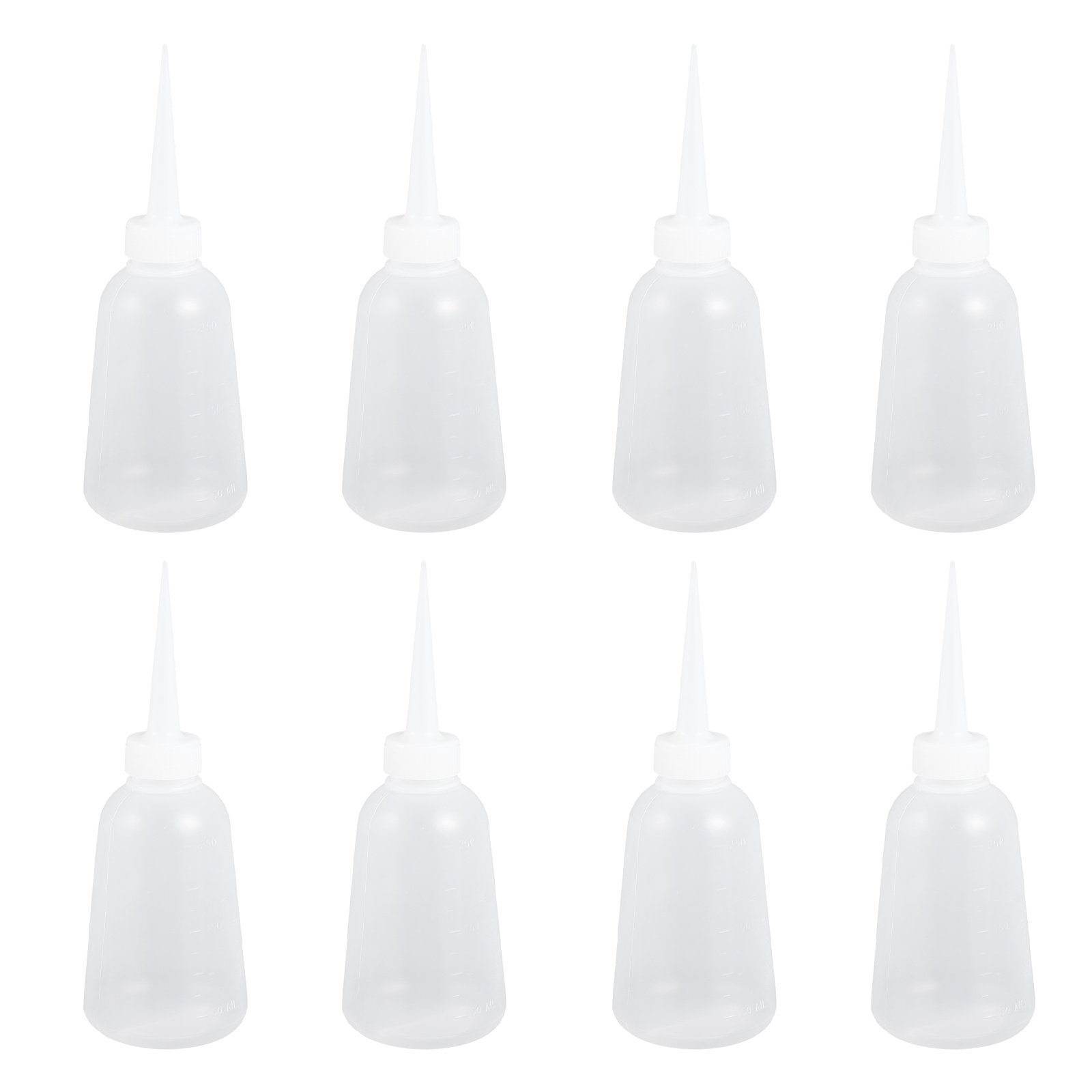 Art Craft Glue - 10Pcs Plastic Glue Applicator Bottles Transparent