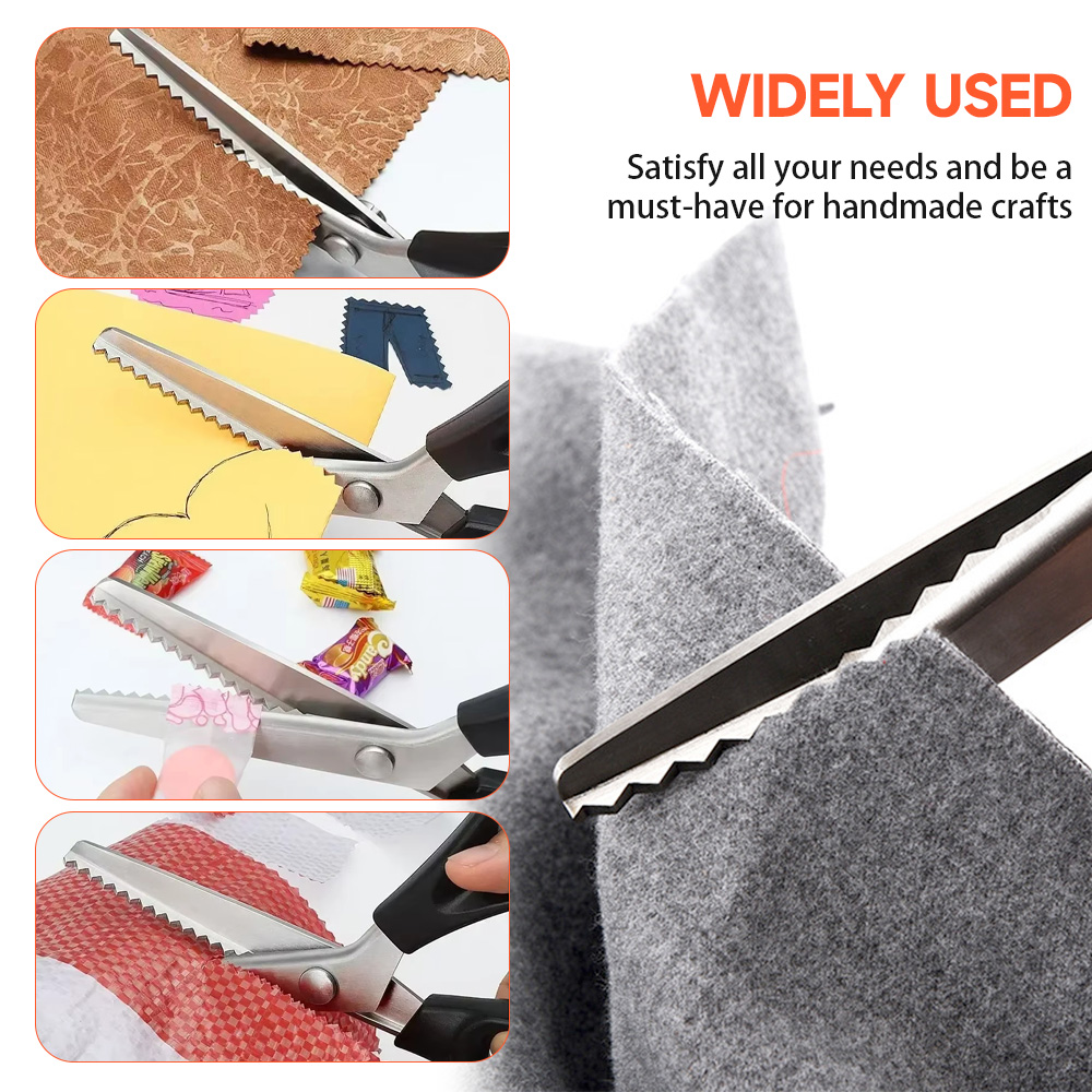Art And Craft Zig Zag Scissors - Decorative Edge Pinking Shears Zigzag Wave
