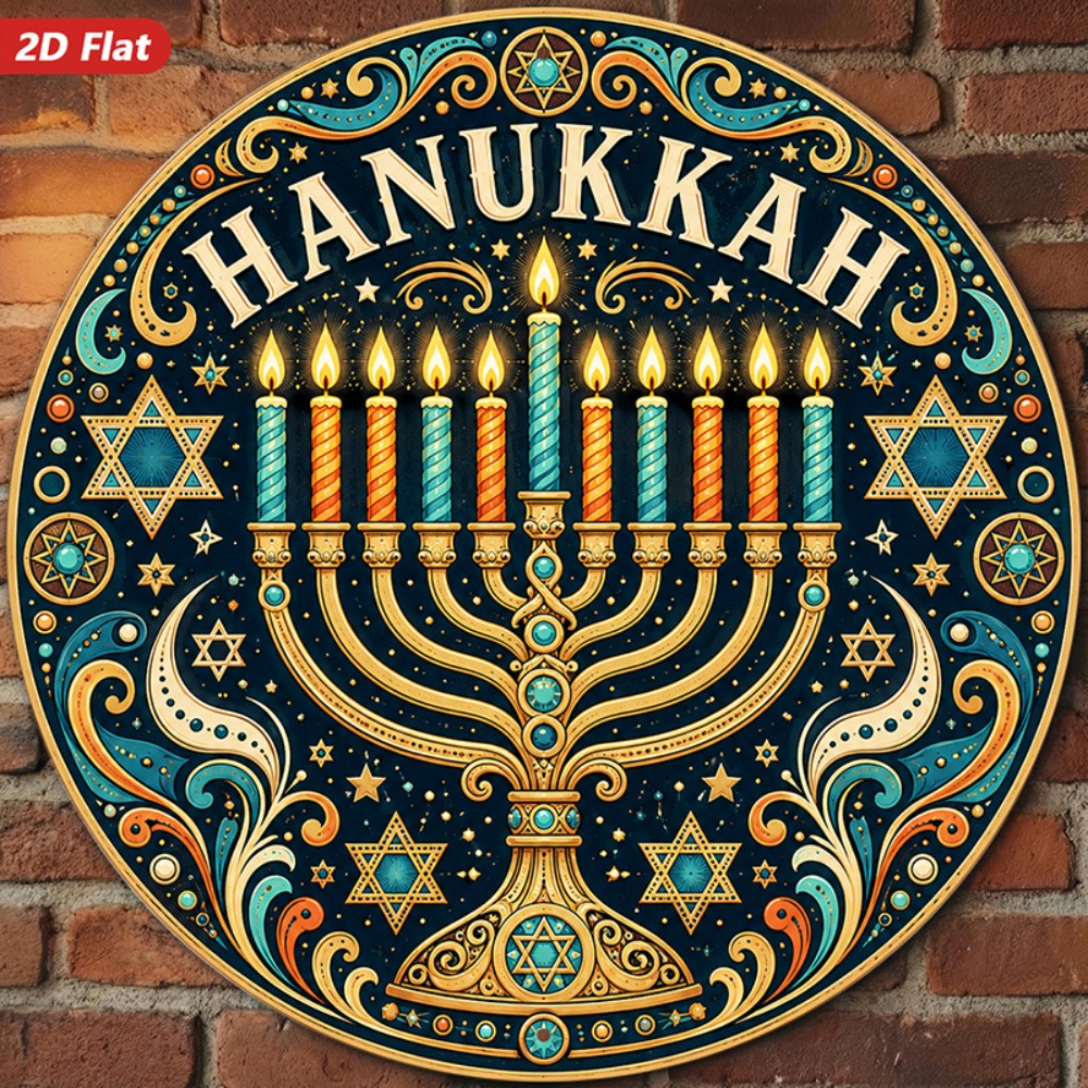 Art & Craft Kortingscode - CIFBUY Elegant Hebrew Aluminum Wall Art