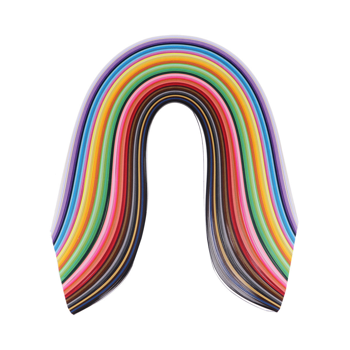 Quilling Paper Strips - 500 Paper Quilling Strips 50 Colors