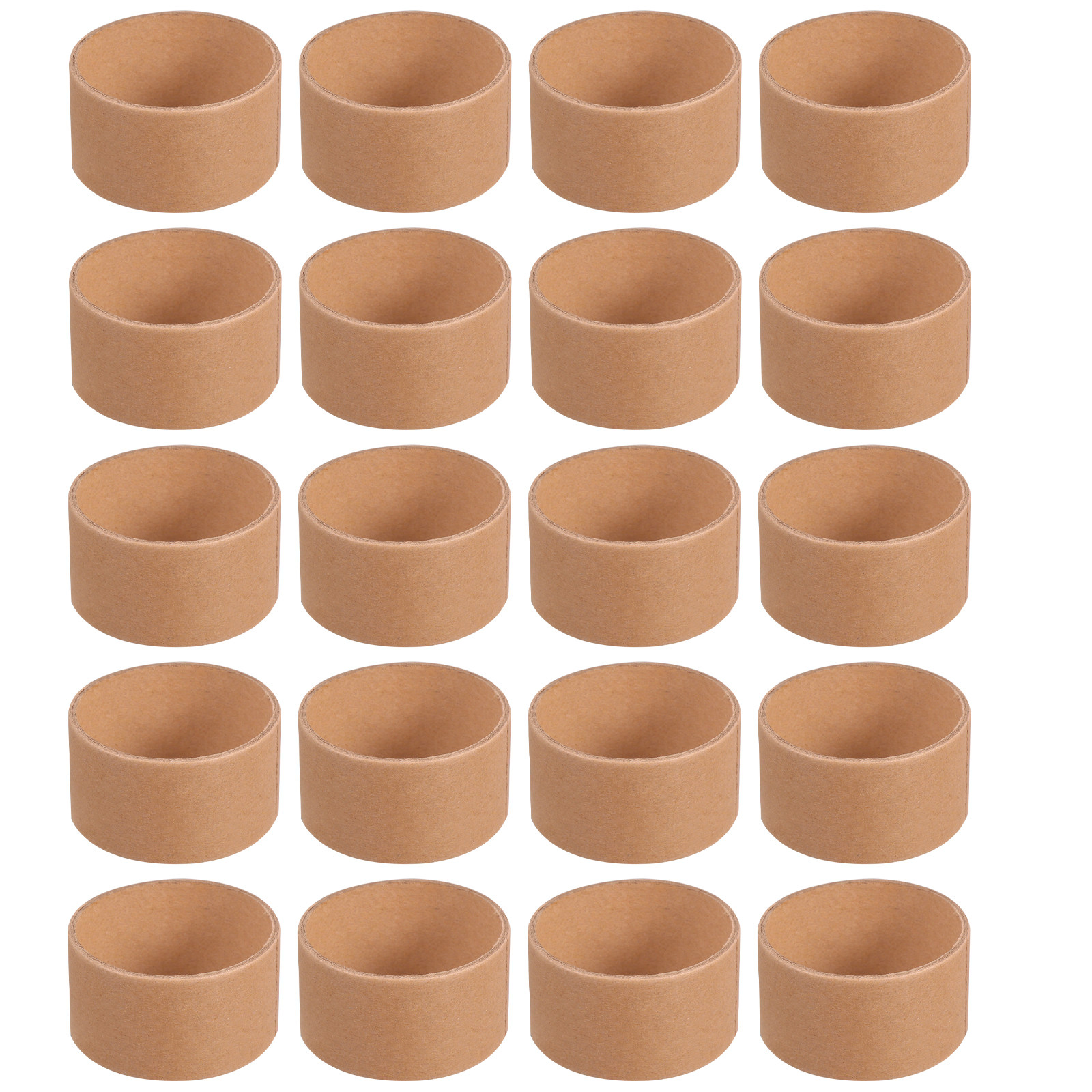 Art Craft Glue - 20Pcs Round Brown Cardboard Tubes for