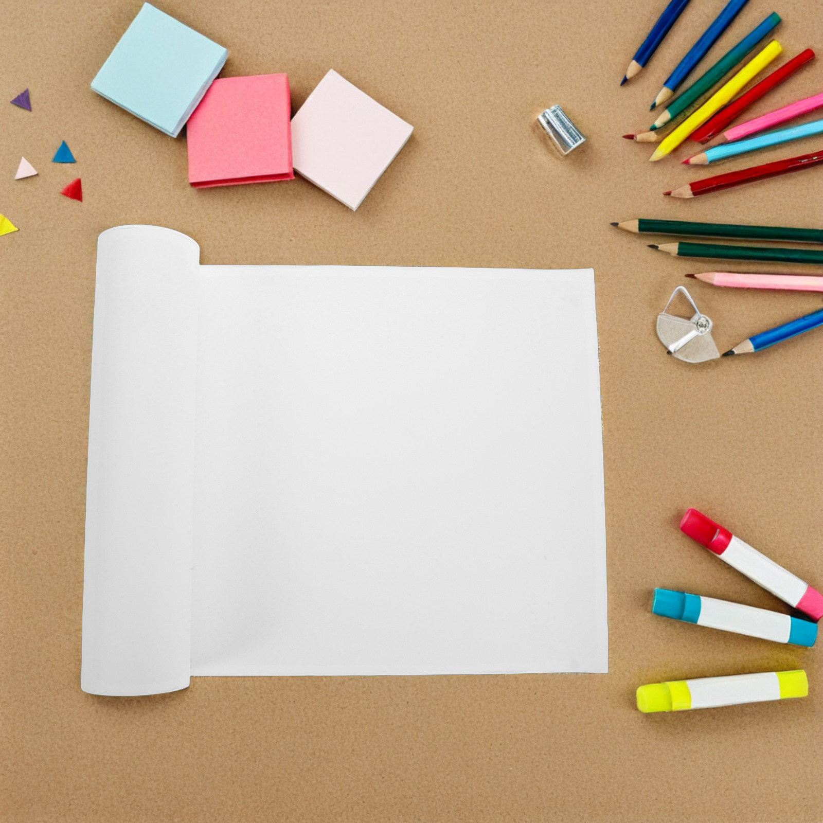 Art Craft Activities For Preschoolers - Long Roll White Card Paper for
