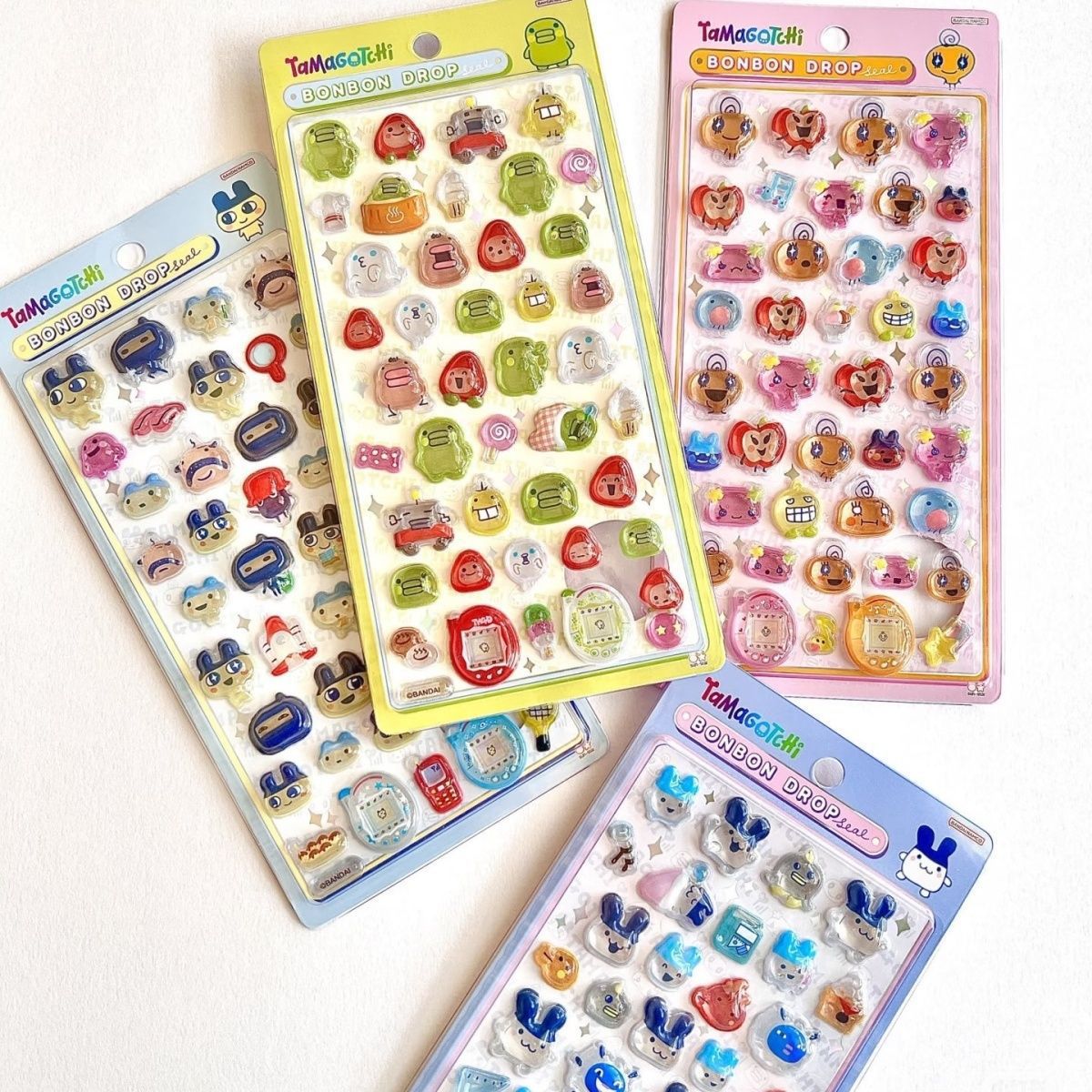 Art Craft Activity - Tamagotchi 3D Stickers - Cute Cartoon