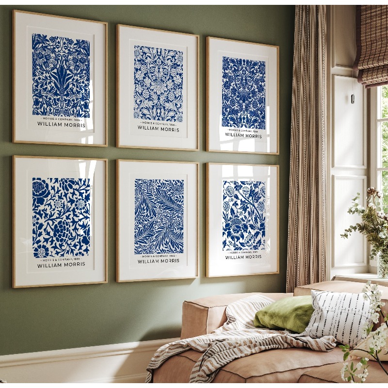 Art Craft William Morris - William Morris Canvas Painting Exhibition Poster