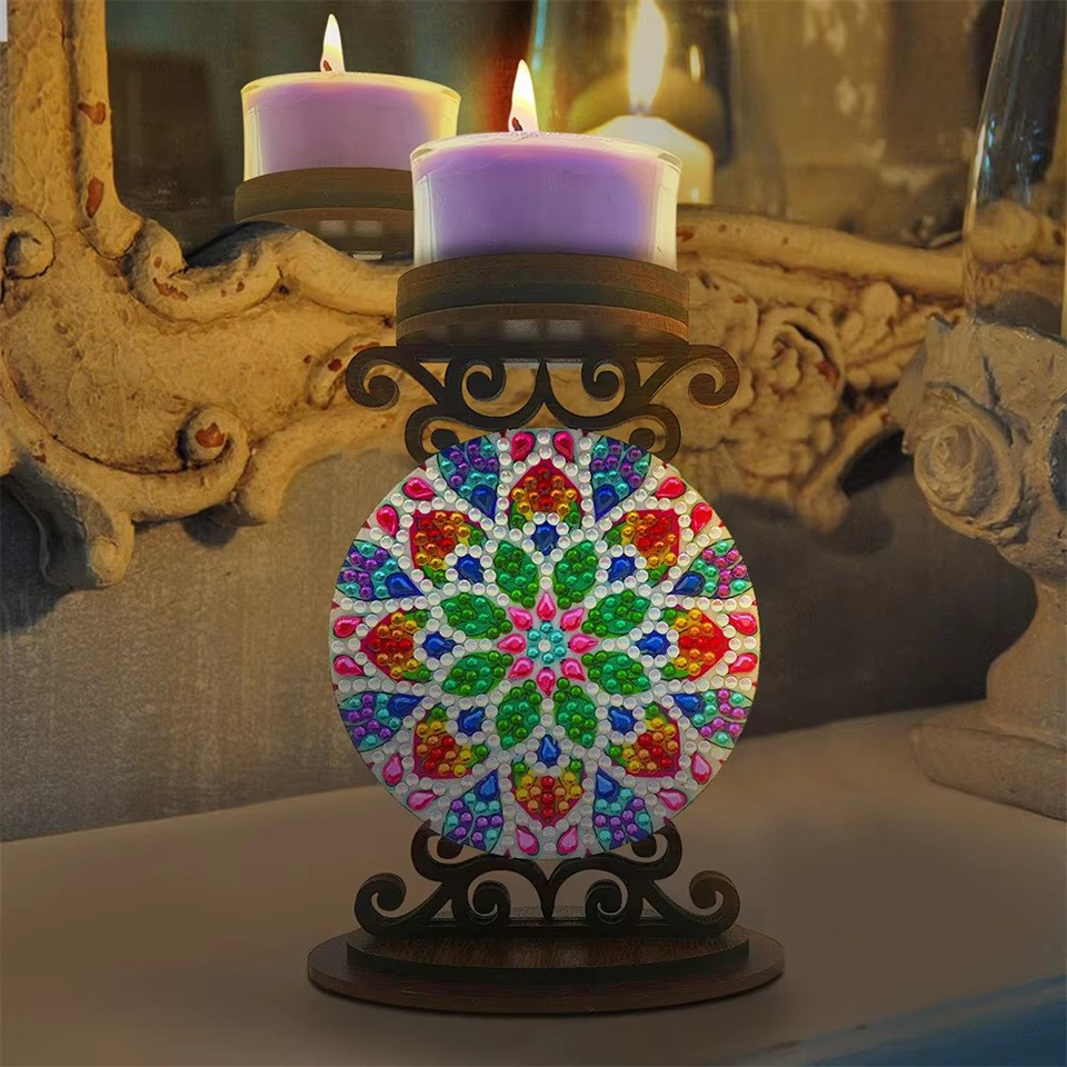 Flower candle holder Halloween - огляд і ціна Art Craft Painting