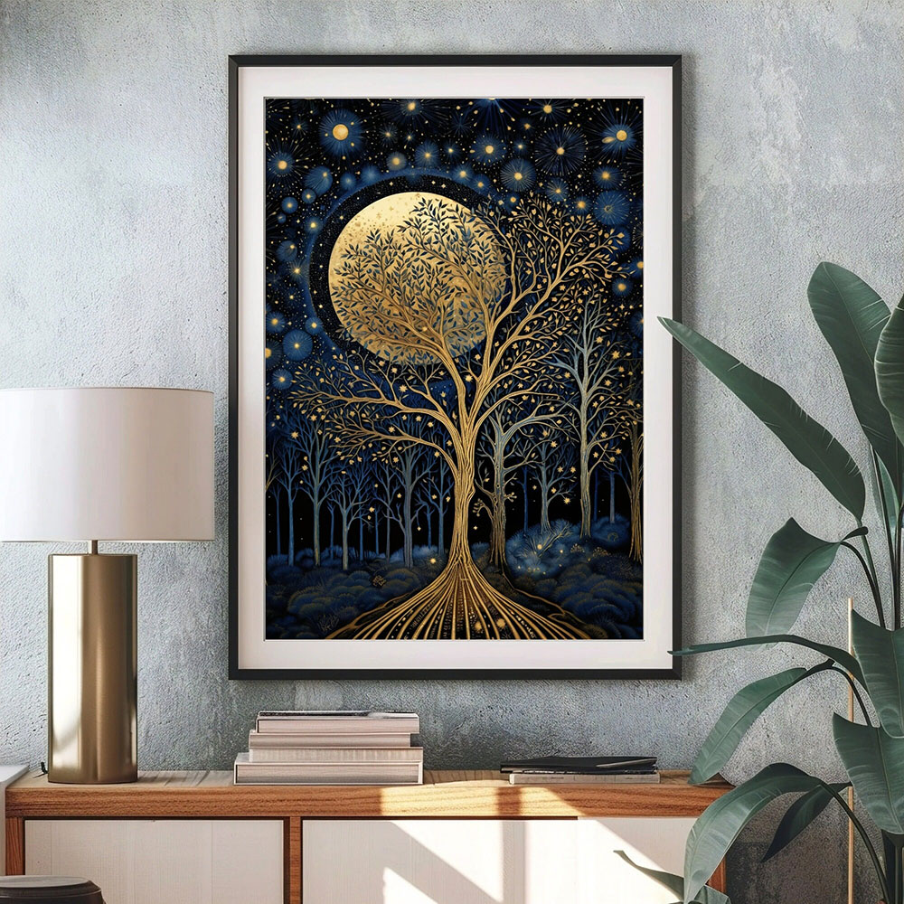 Retro William Morris Moon and  - огляд і ціна Art Craft William Morris