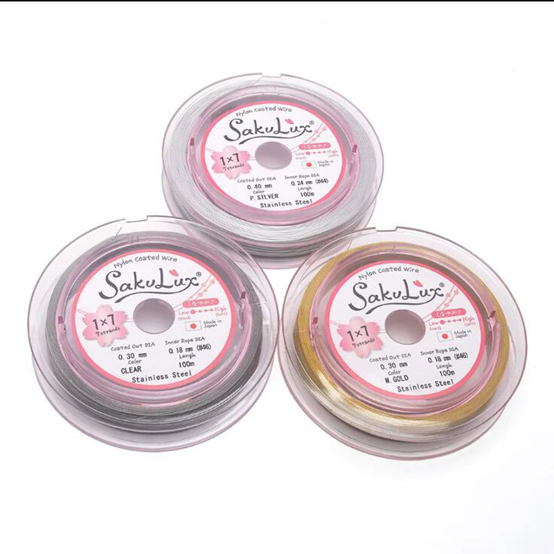 5M/roll 7-Strand Bead String W - огляд і ціна Art Craft Wire