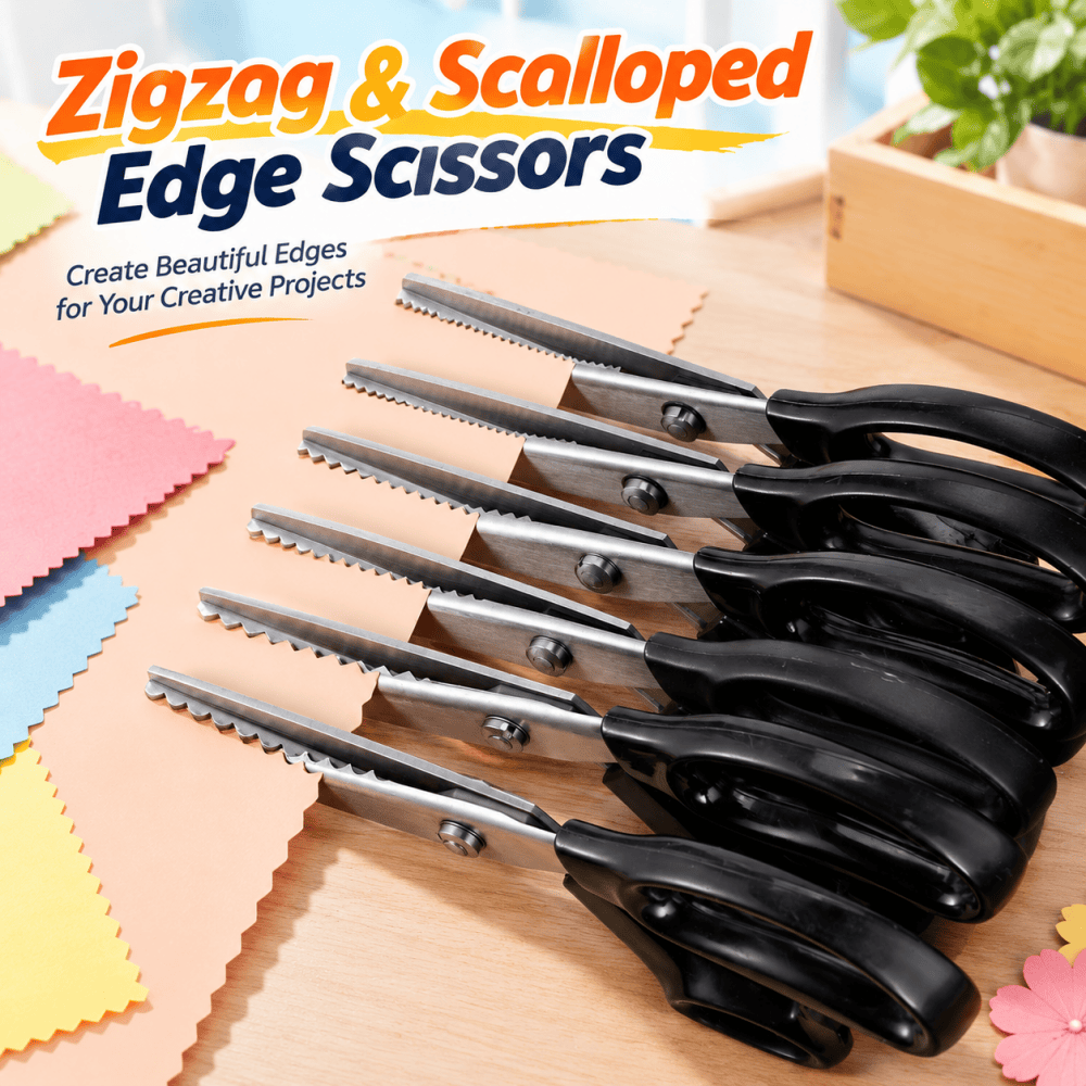 Decorative Edge Pinking Shears - огляд і ціна Art And Craft Zig Zag Scissors
