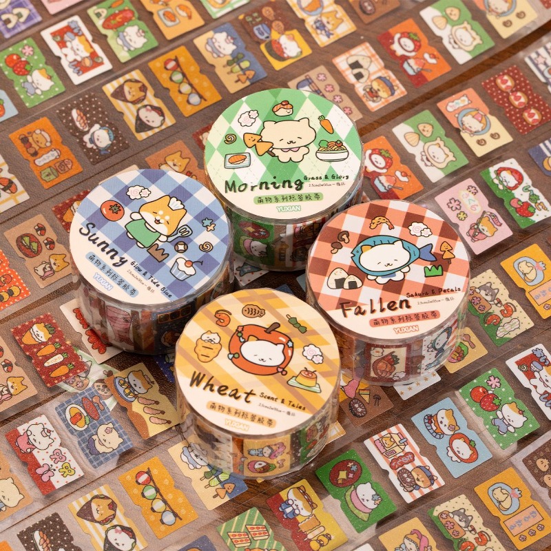 Cartoon Cat Washi Tape Set of  - огляд і ціна Art Craft Activity