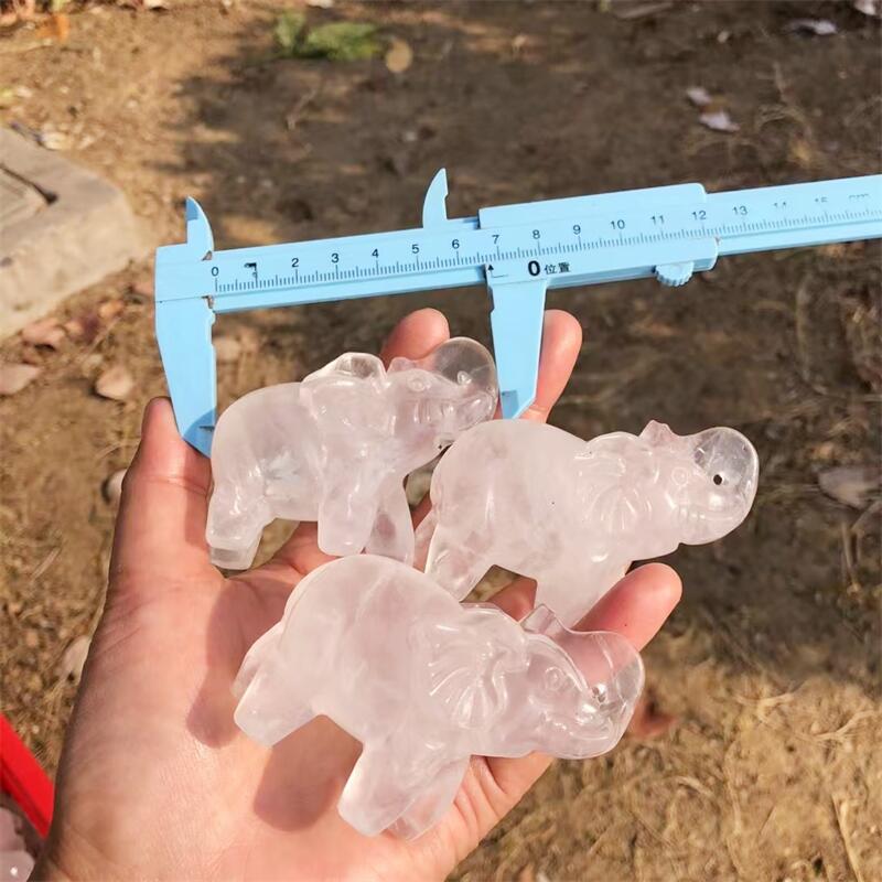Natural Clear Quartz Elephant  - огляд і ціна Art Craft Elephant