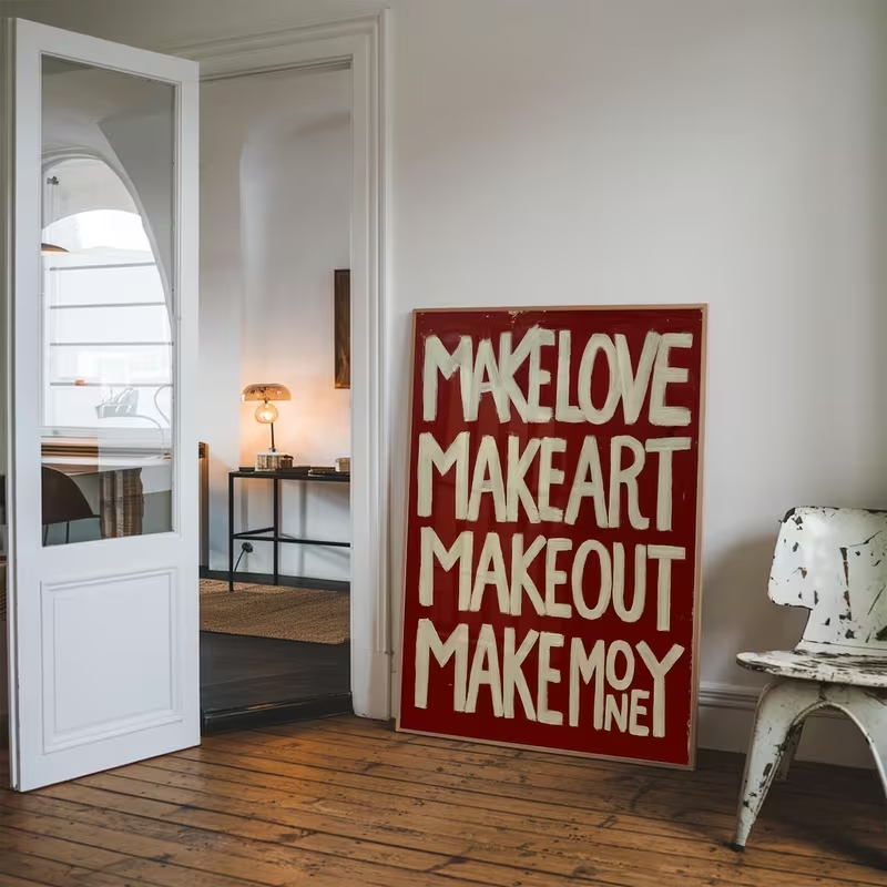 Modern,Retro Self Made Love Ki - огляд і ціна Art Craft Love