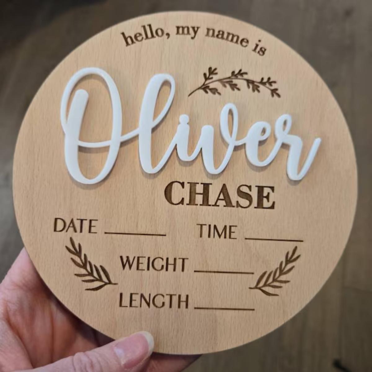 1Pc Custom Baby Announcement S - огляд і ціна Art Craft Christmas