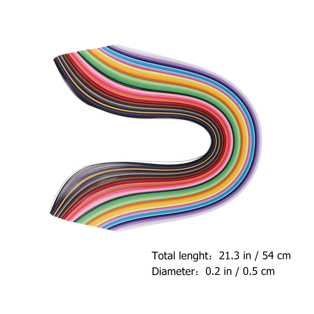 500 Paper Quilling Strips 50 C - огляд і ціна Quilling Paper Strips
