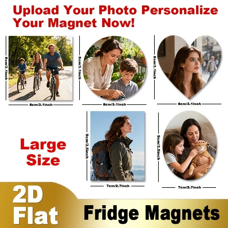 Custom Photo Fridge Magnet 2D  - огляд і ціна Art Craft Christmas