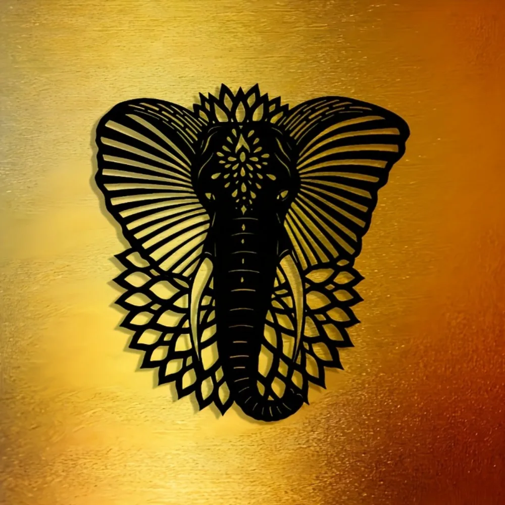 CIFBUY Metal Wall Art Elephant - огляд і ціна Art Craft Elephant
