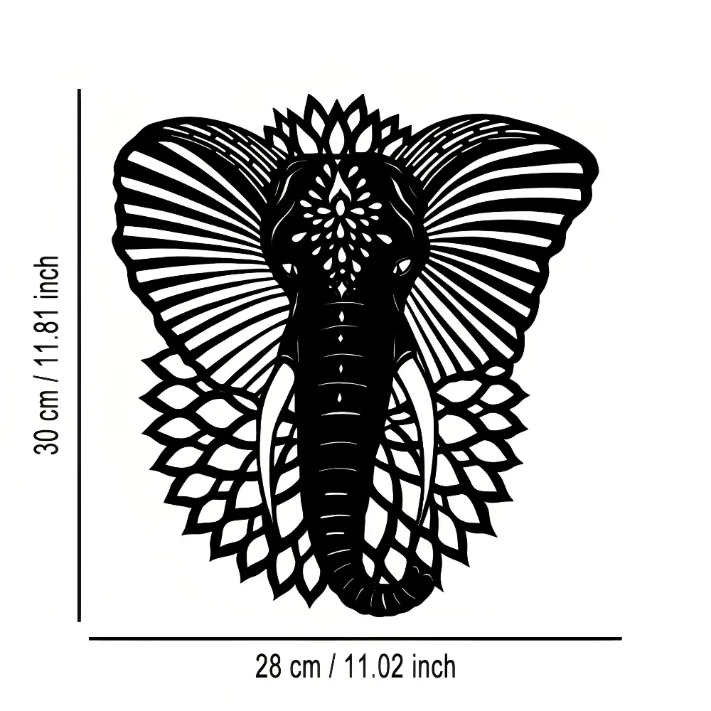CIFBUY Metal Wall Art Elephant - огляд і ціна Art Craft Elephant