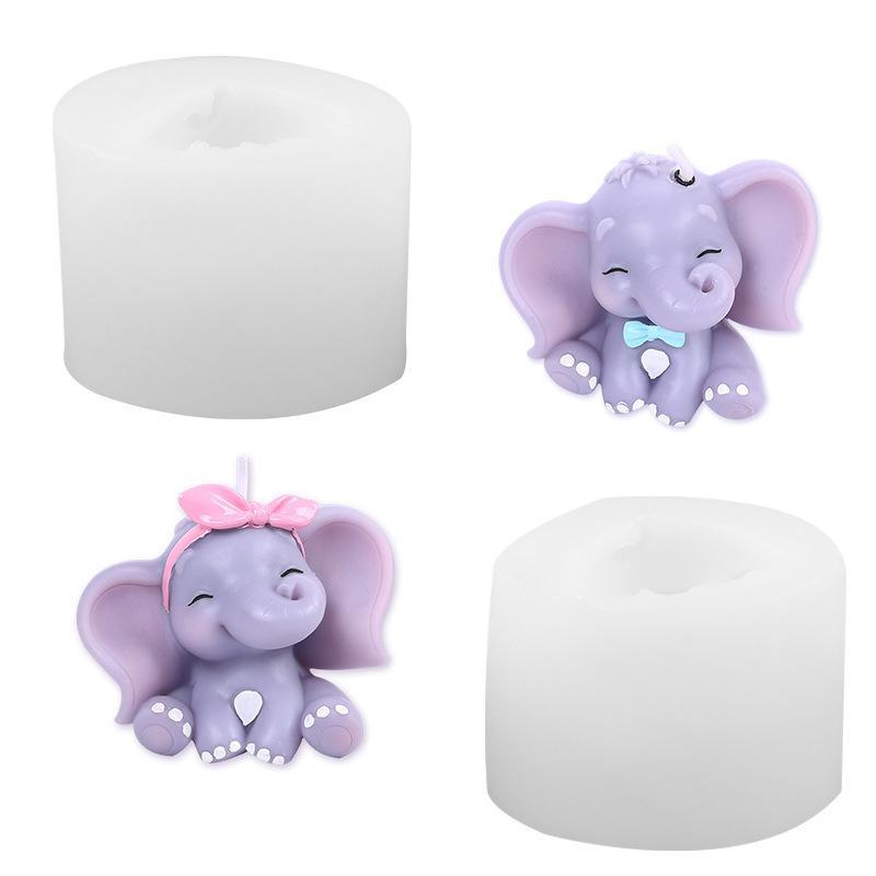 Cute 3D Elephant Silicone Cand - огляд і ціна Art Craft Elephant