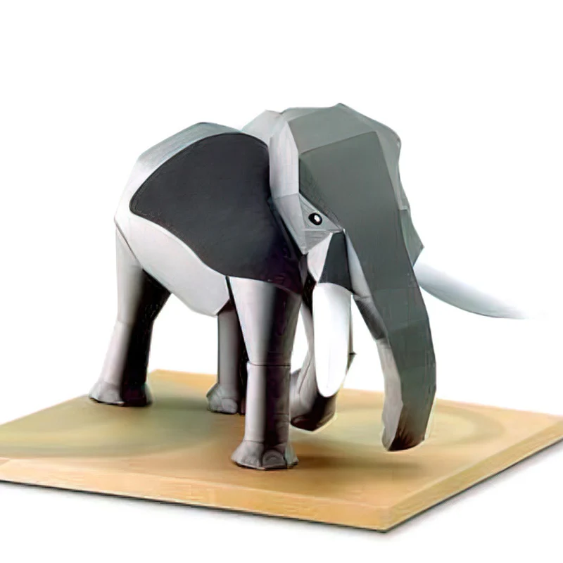 African Elephant Origami Art M - огляд і ціна Art Craft Elephant