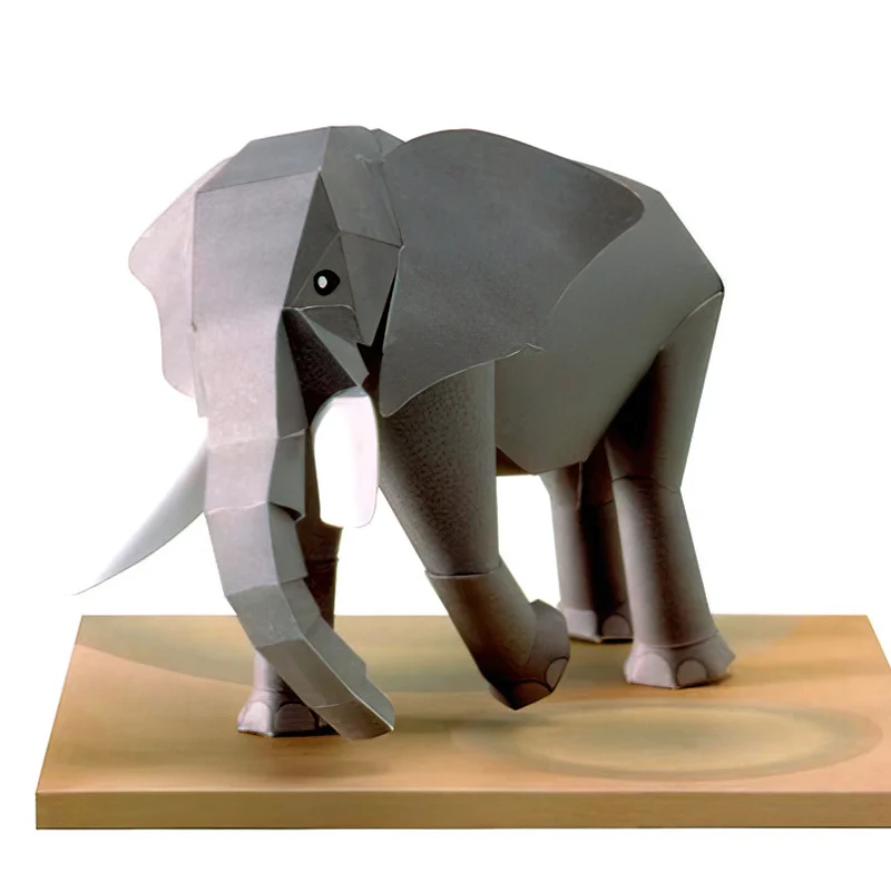 African Elephant Origami Art M - огляд і ціна Art Craft Elephant