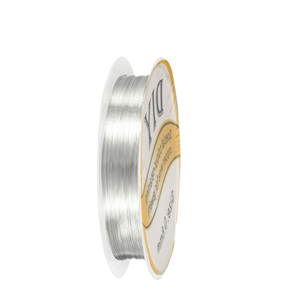 1Roll Silver Copper Wire 0.3/0 - огляд і ціна Art Craft Wire