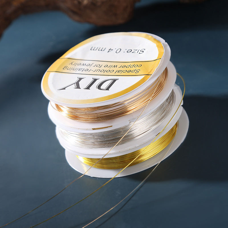 1Roll Silver Copper Wire 0.3/0 - огляд і ціна Art Craft Wire