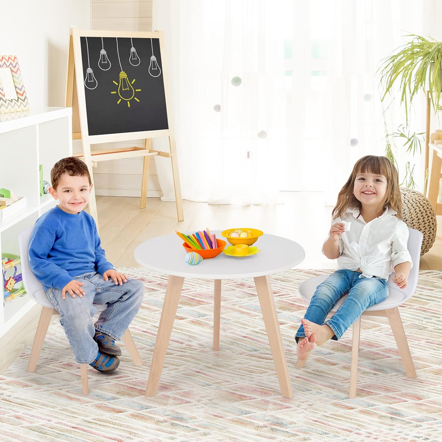 Kids Table & Chair Set 3 PCS W - огляд і ціна Art Craft Activities For Preschoolers