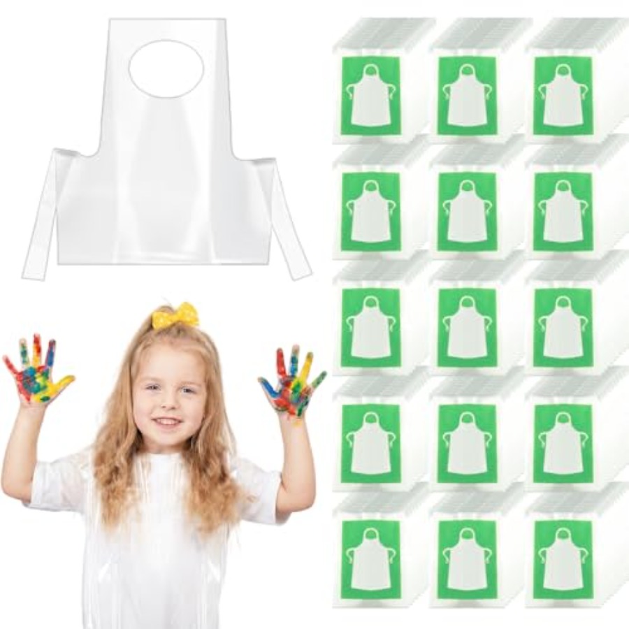 HKACSTHI Disposable Aprons for - огляд і ціна Art Craft Toddlers