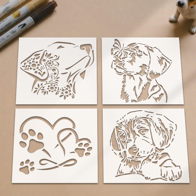 YOMDID 4pcs Dog Themed Paintin - огляд і ціна Art Craft Love