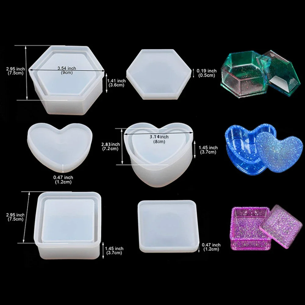 Heart Shape Jewelry Box Clay R - огляд і ціна Box Art And Craft