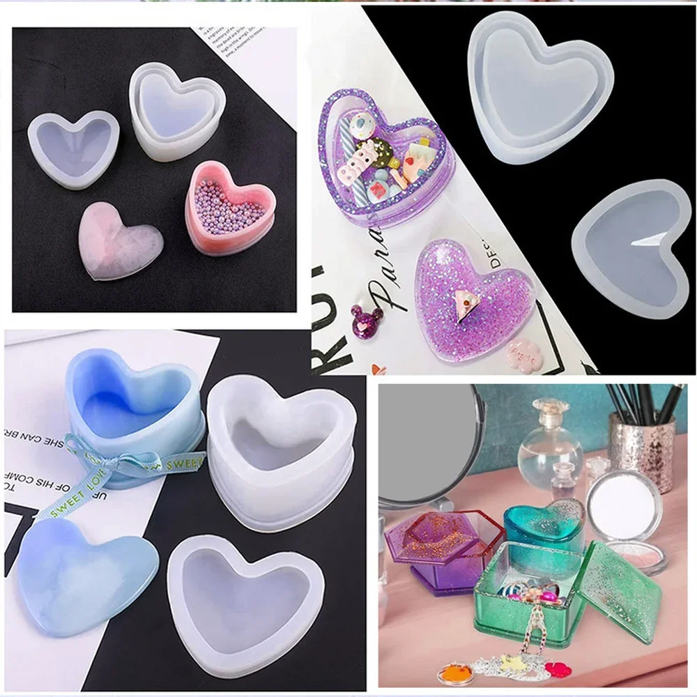 Heart Shape Jewelry Box Clay R - огляд і ціна Box Art And Craft