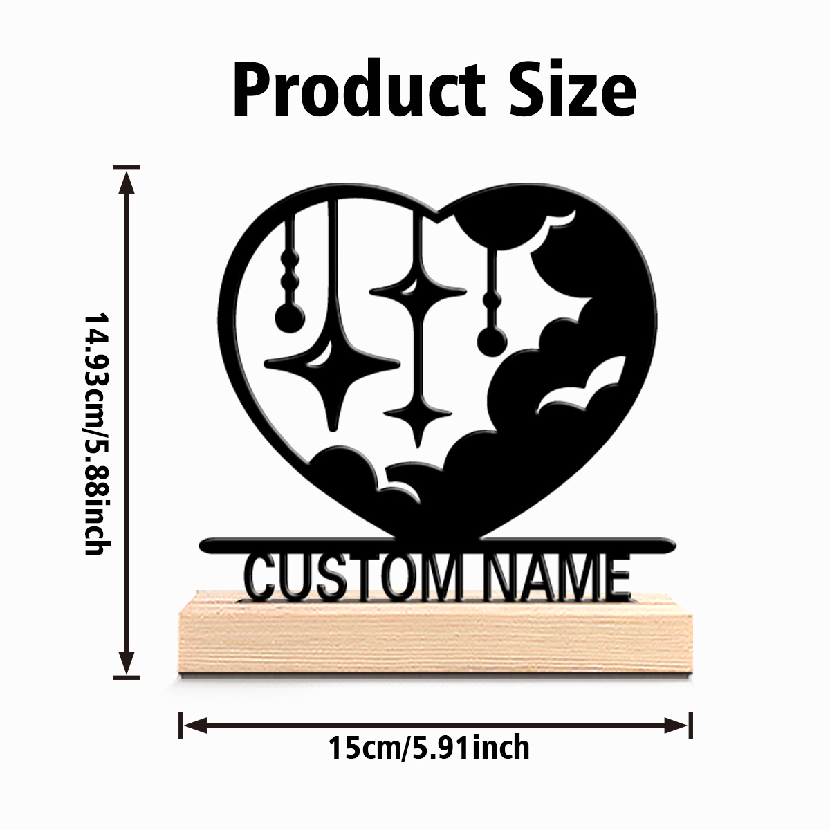 1pc Fashion love cloud Customi - огляд і ціна Art Craft Love