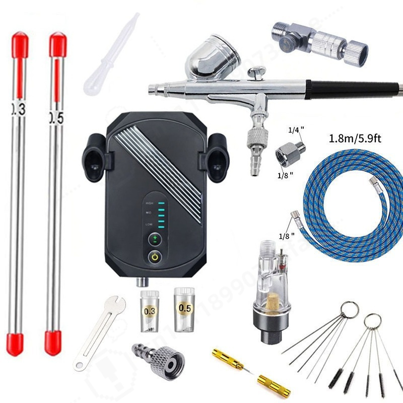 Mini Airbrush Compressor Kit,  - огляд і ціна Art Craft Painting