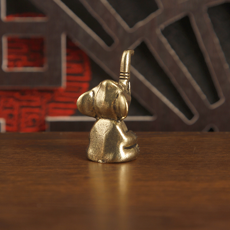 1pc Brass Cute Elephant Trinke - огляд і ціна Art Craft Elephant
