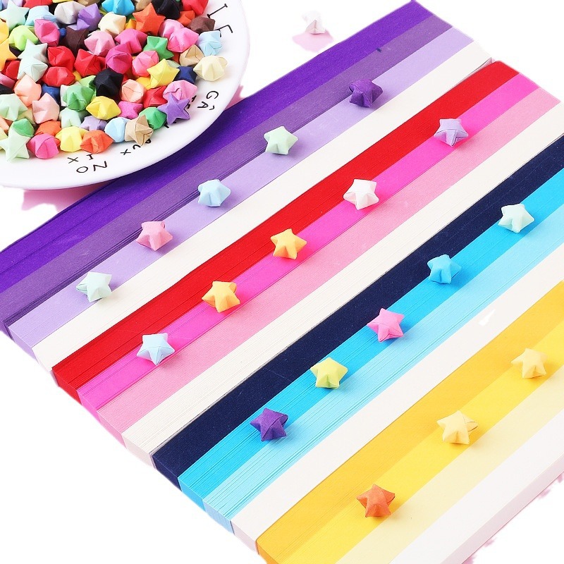 540 Sheets Star Origami Paper  - огляд і ціна Quilling Paper Strips