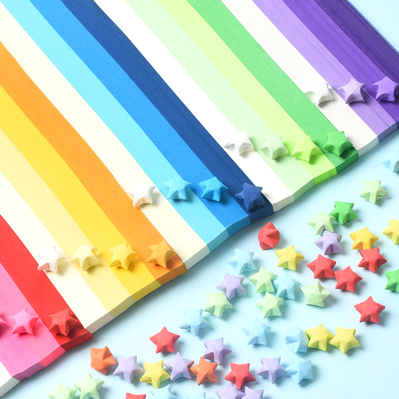 540 Sheets Star Origami Paper  - огляд і ціна Quilling Paper Strips