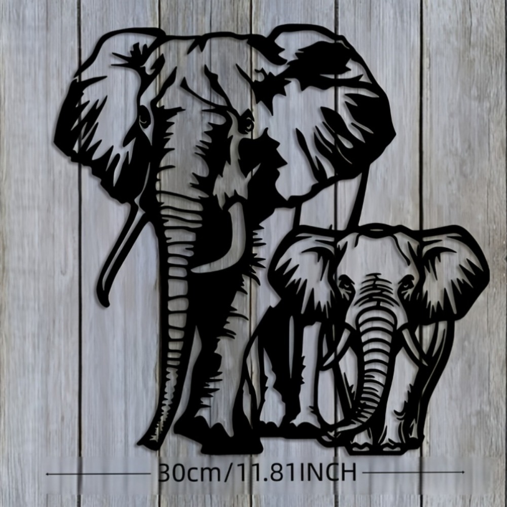 CIFBUY Metal Elephant Wall Art - огляд і ціна Art Craft Elephant