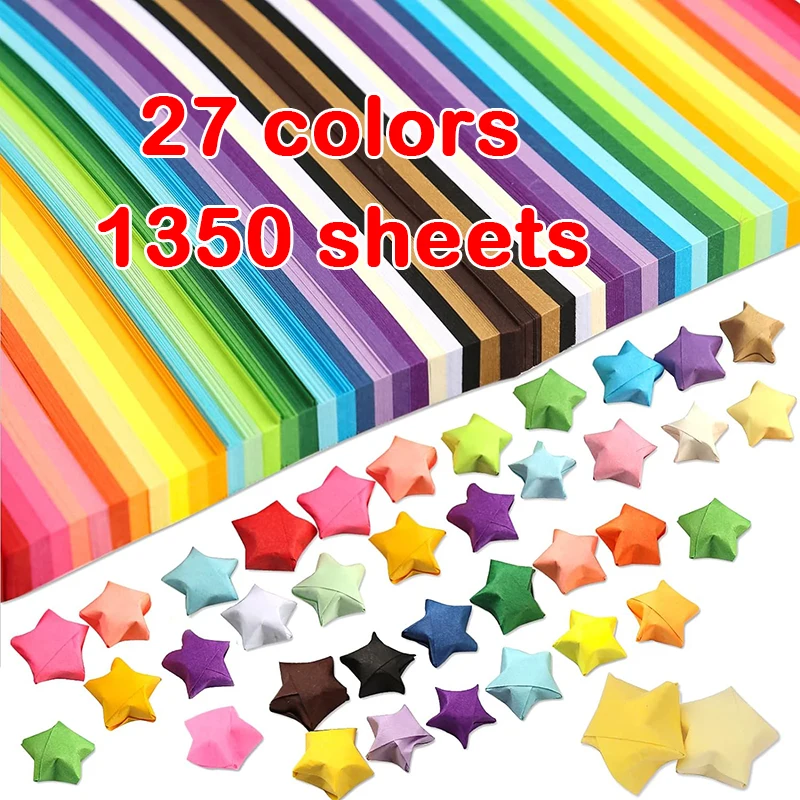 1350 Sheet Star Origami Paper  - огляд і ціна Quilling Paper Strips