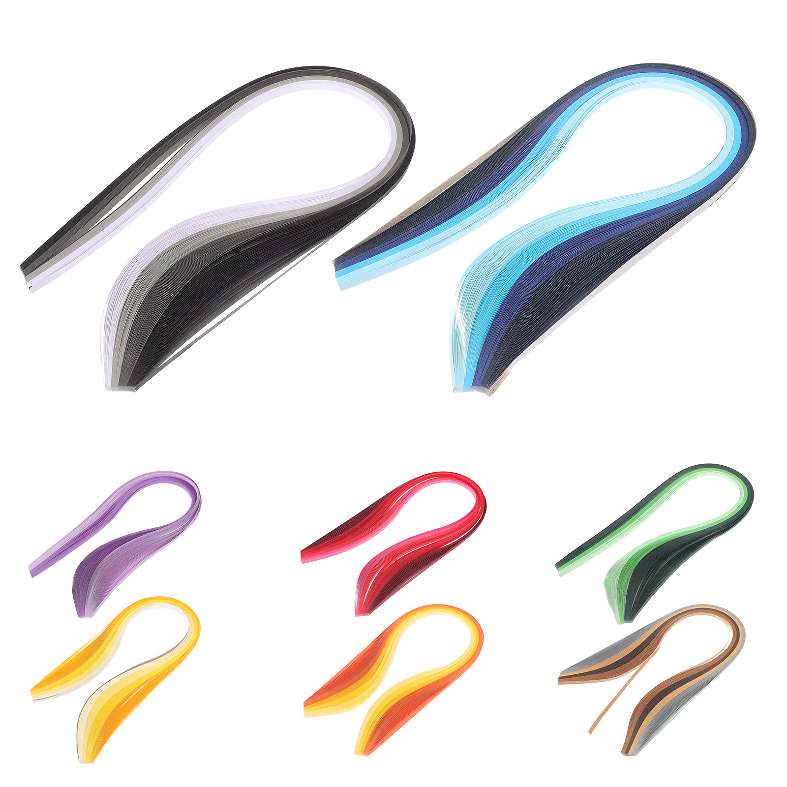 8 Bags Gradient Color Quilling - огляд і ціна Quilling Paper Strips