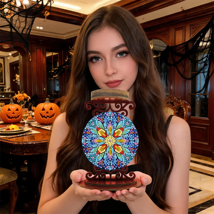 Flower candle holder Halloween - огляд і ціна Art Craft Painting