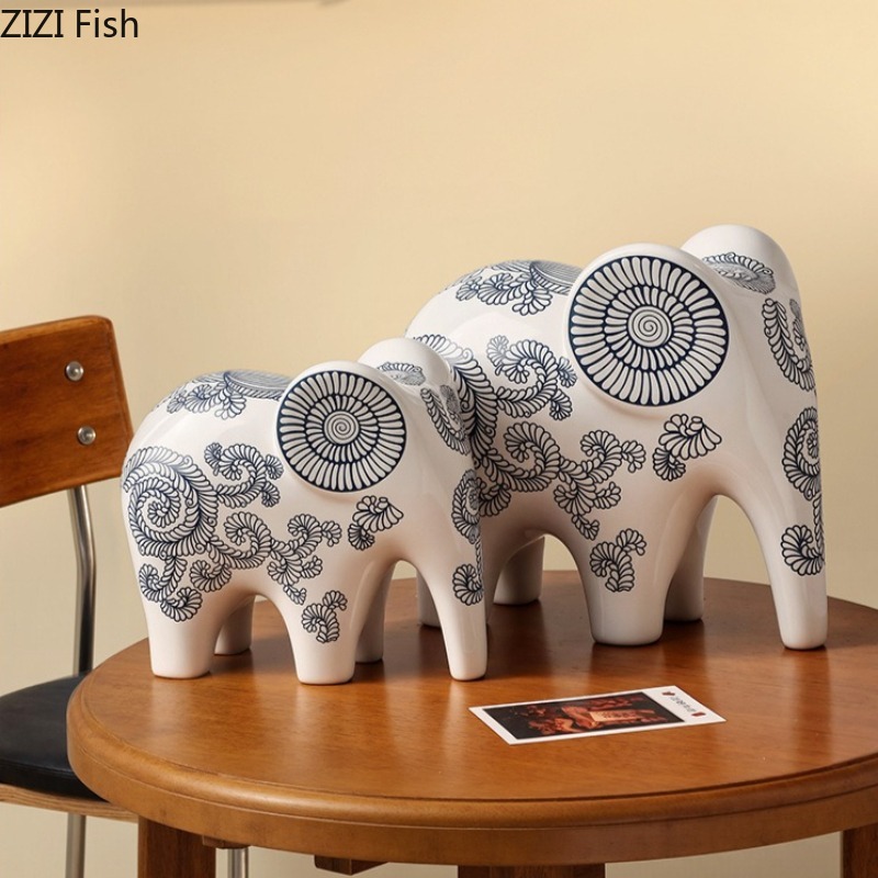 New Chinese Style Ceramic Elep - огляд і ціна Art Craft Elephant