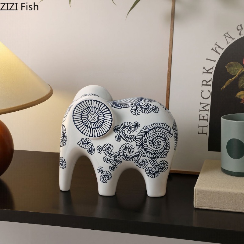 New Chinese Style Ceramic Elep - огляд і ціна Art Craft Elephant