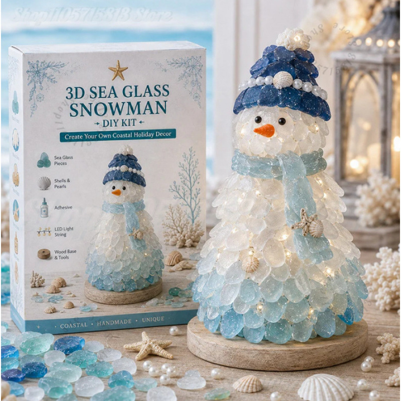 Christmas DIY Sea Glass Craft  - огляд і ціна Art Craft Christmas