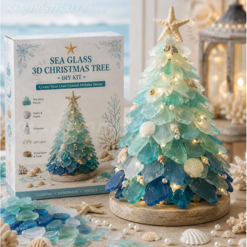 Christmas DIY Sea Glass Craft  - огляд і ціна Art Craft Christmas
