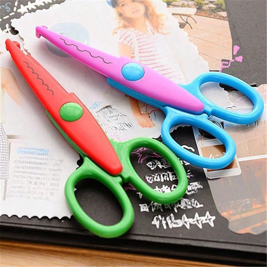 6 safe round tip hand scissors - огляд і ціна Art And Craft Zig Zag Scissors