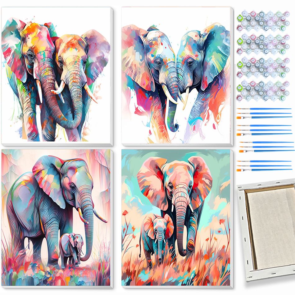CHENISTOR Elephant Paint By Nu - огляд і ціна Art Craft Elephant