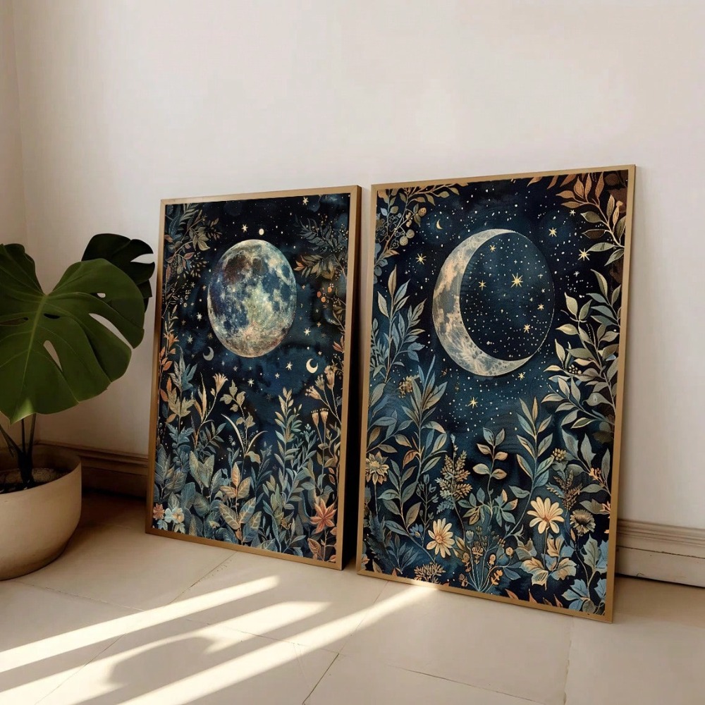 2pcs/set Boho Moon Botanical C - огляд і ціна Art Craft William Morris
