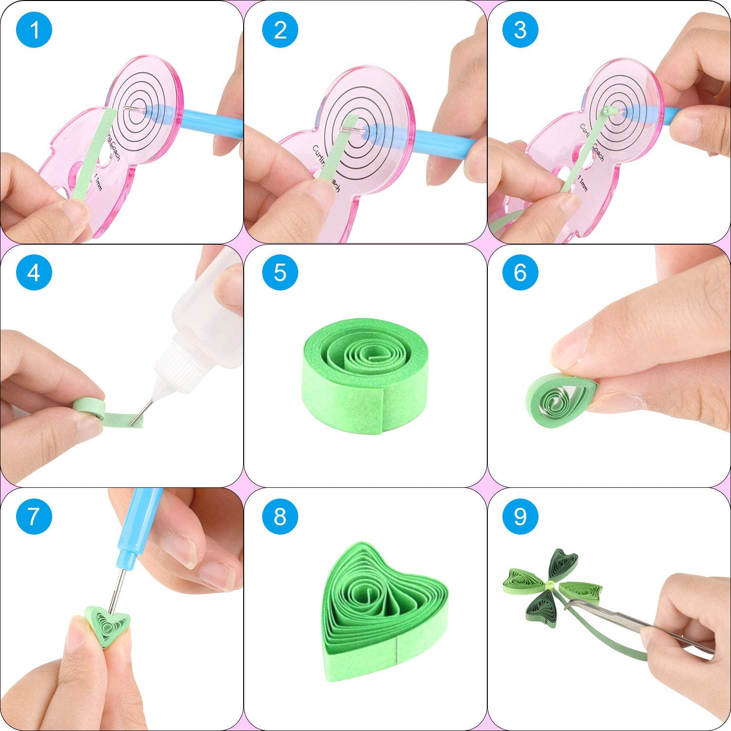 Paper Quilling Set 18 Kinds To - огляд і ціна Quilling Paper Strips