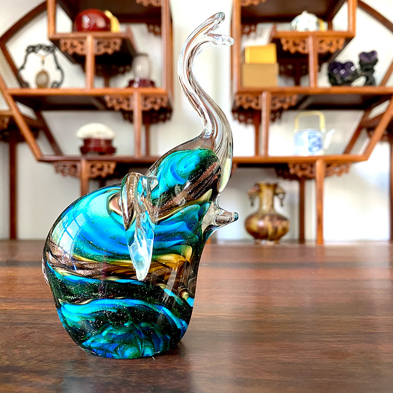 4 Colors Crystal Glass Elephan - огляд і ціна Art Craft Elephant